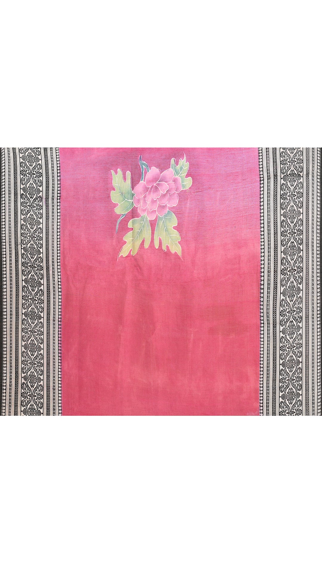Tasar Handpainted Saree