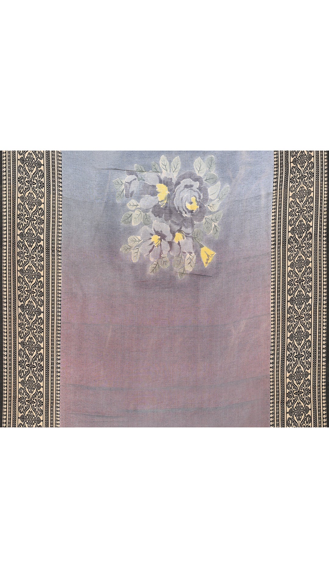 Tasar Handpainted Saree