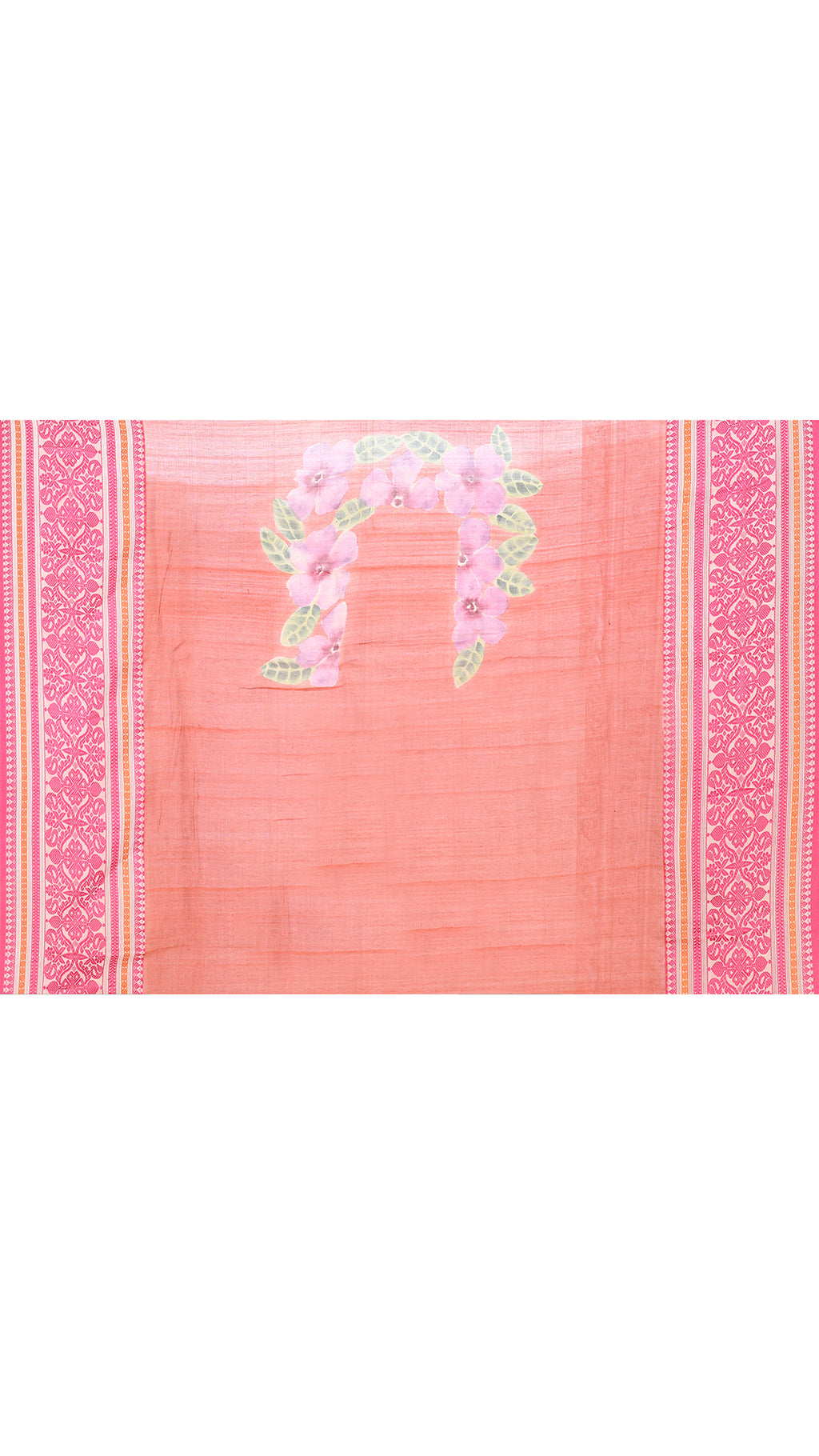 Tasar Handpainted Saree