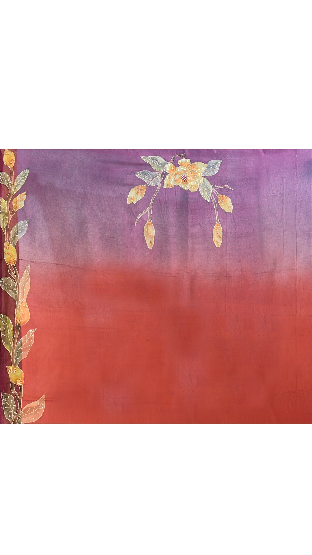 Muslin Embroidered Saree