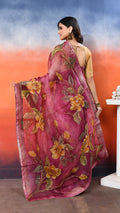 Muslin Embroidered Saree