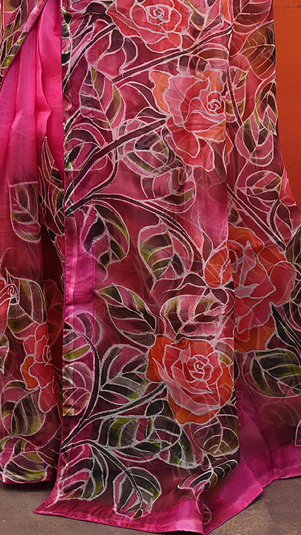 Muslin Handpainted