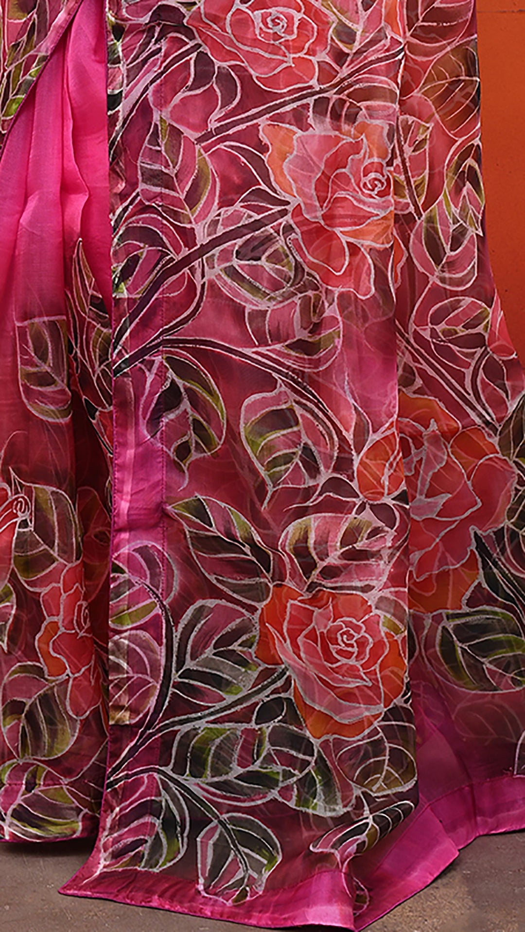 Muslin Handpainted