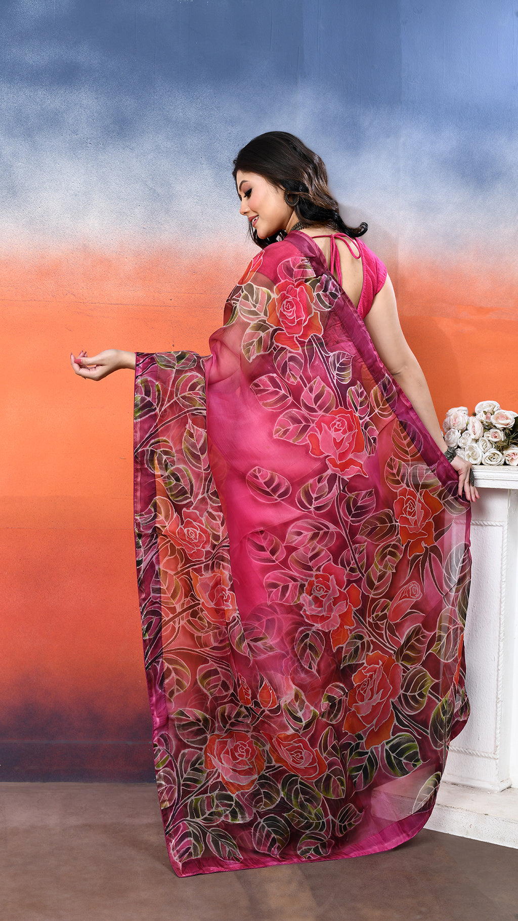 Muslin Handpainted