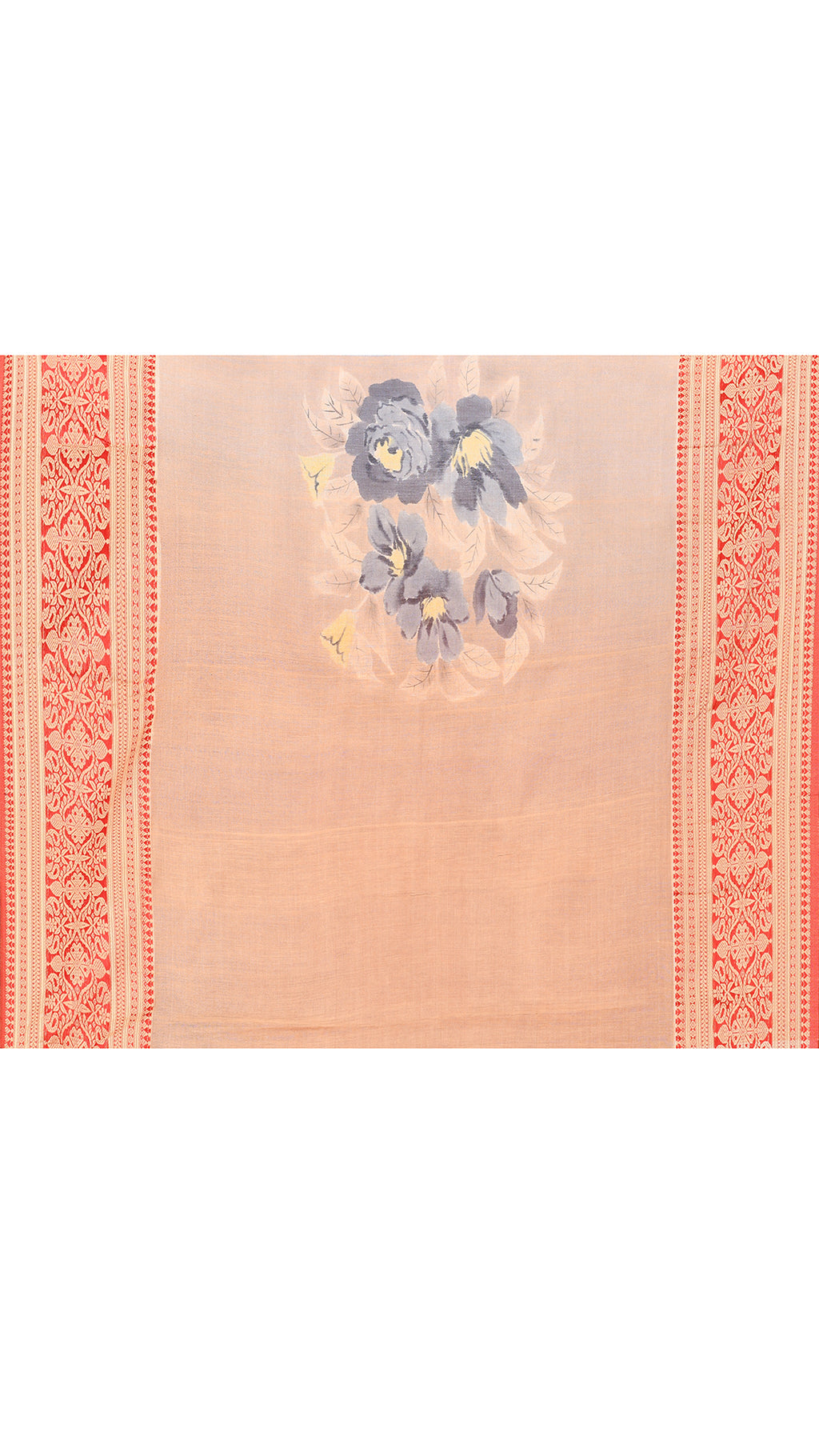 Tasar Handpainted Saree