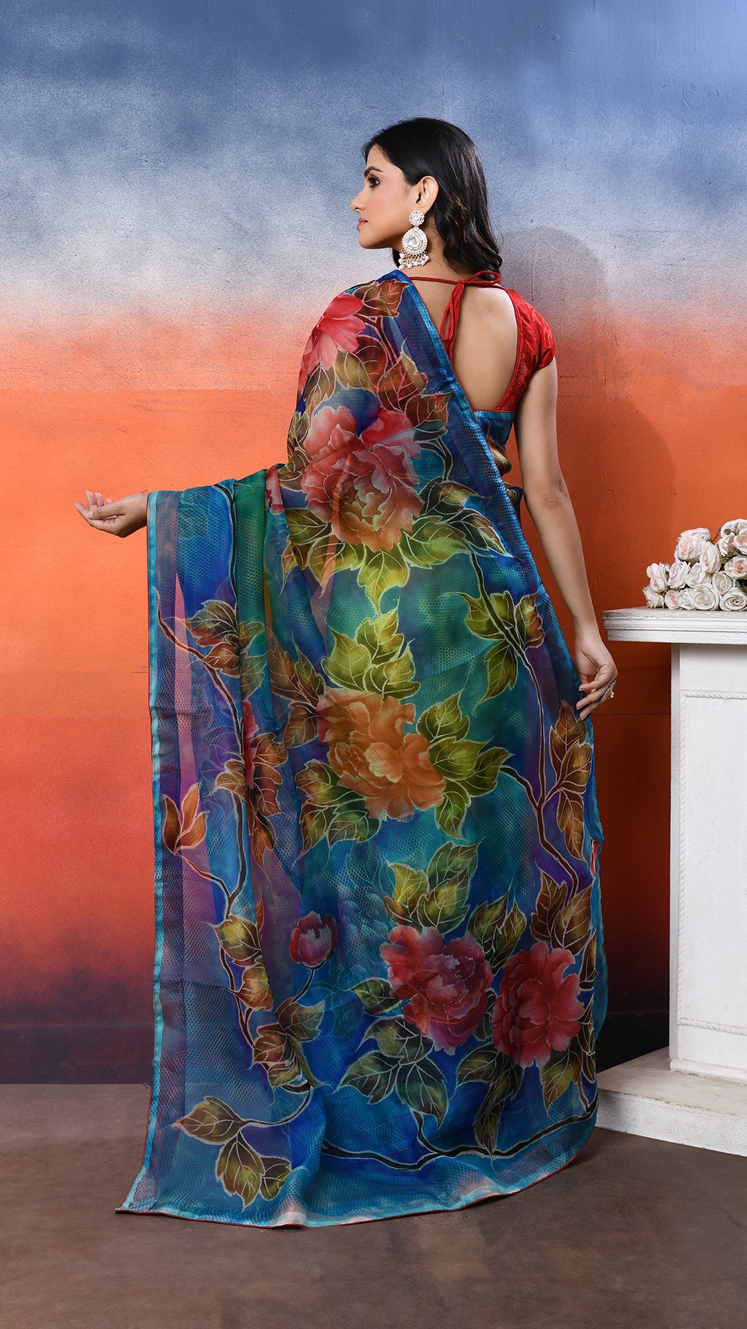 Muslin Handpainted