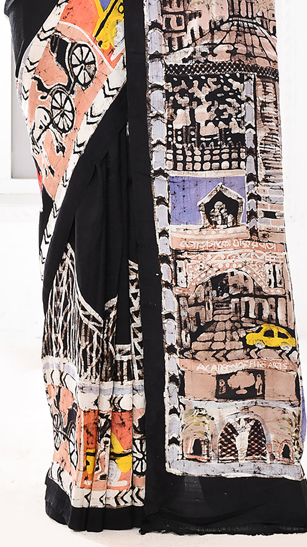 Bishnupuri Silk Kolkatanama Hand Batik