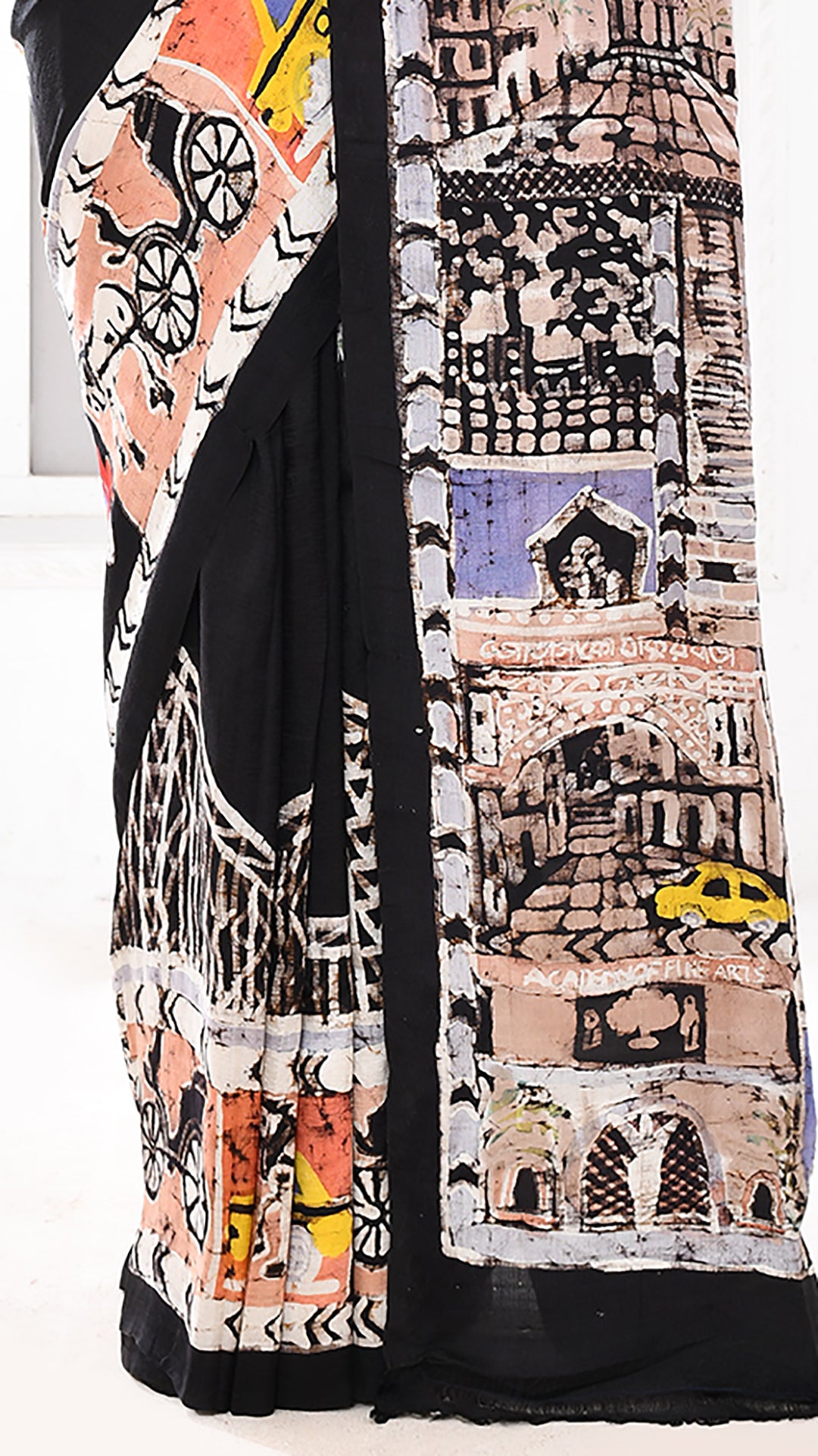 Bishnupuri Silk Kolkatanama Hand Batik