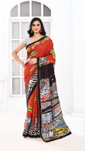 Bishnupuri Silk Kolkatanama Hand Batik