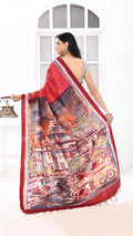Bishnupuri Silk Kolkatanama Hand Batik
